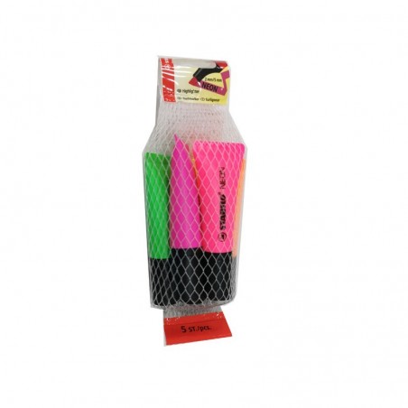 STABILO NEON PACK DE 5