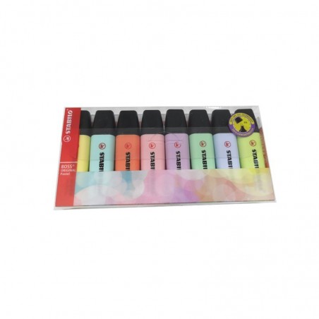 MARQUEUR FLUO PASTEL POCH DE 8