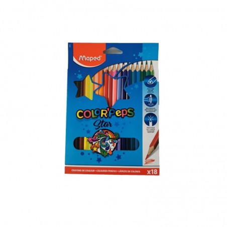 CRAYON COULEUR DE 18 MAPED