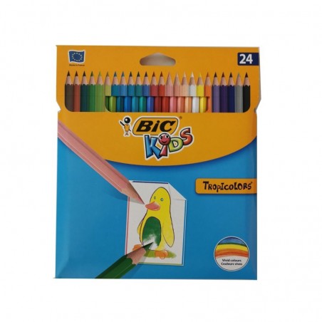 CRAYON COULEUR 24/18 BIC